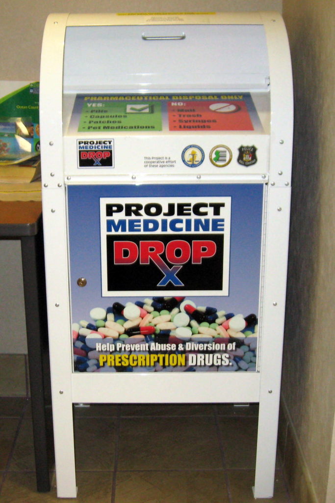 Prescription Drug Drop Box - Wall Township Police Department (732) 449-4500