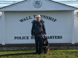 K9 Daza and Handler Patrolman Idzahl on the retirement of K9 Daza